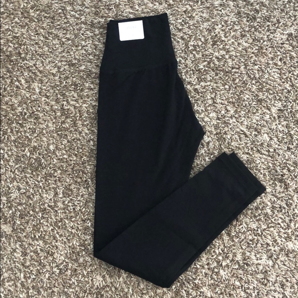 Black cotton leggings